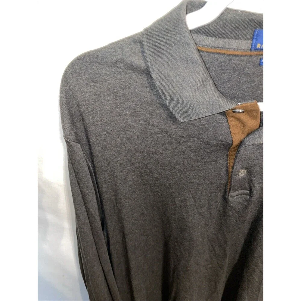Polo Ralph Lauren Men’s LS Casual Shirt Size XL Charcoal Gray Golf Comfort